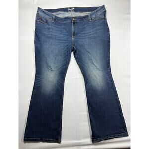 Wrangler Retro Women's Bootcut Blue Denim Jeans - Size 26Wx34 (51x33)
